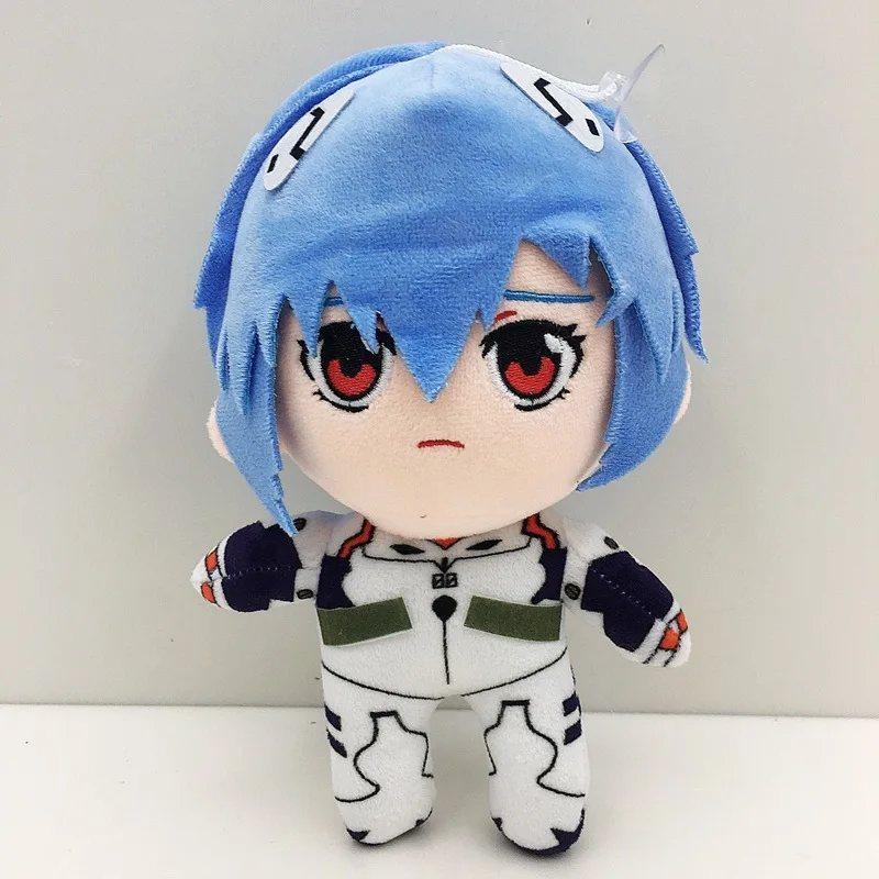 Kid Cartoon Plush Soft Stuffed Doll Anime Rei Toys Kawaii Ray Ayanami Birthday Gift Boys Girls