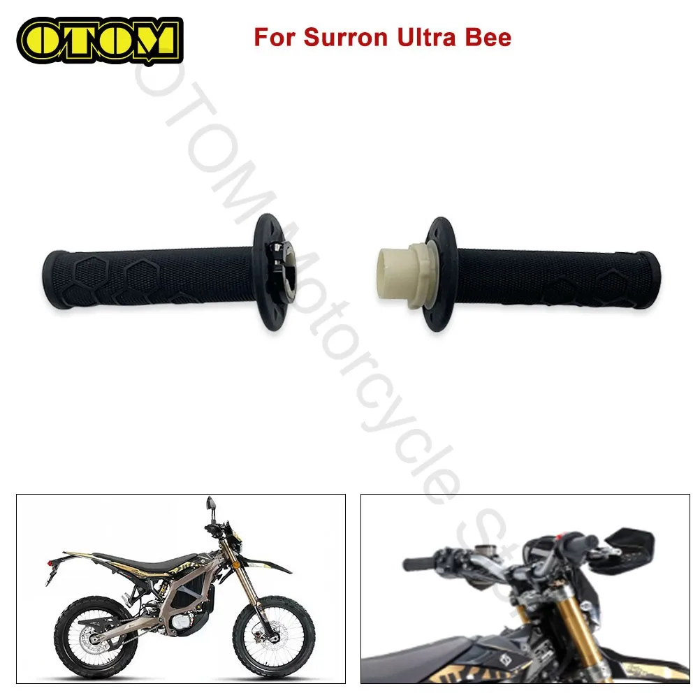 For Surron Ultra Bee Motorcycle Left Right Handlebar Grips Throttle Turn Grip Accelerated Handle Bar SUR-RON UltraBee Electric