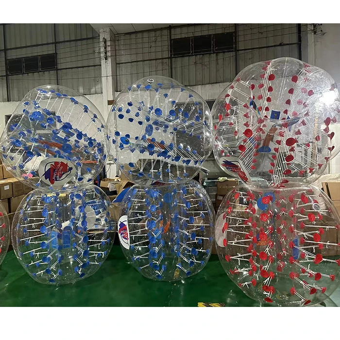 

Wholesale PVC TPU Inflatable Bumper Bubble Ball Plastic Human Body Zorb Ball Soccer Bumper Ball for Adults and Kids