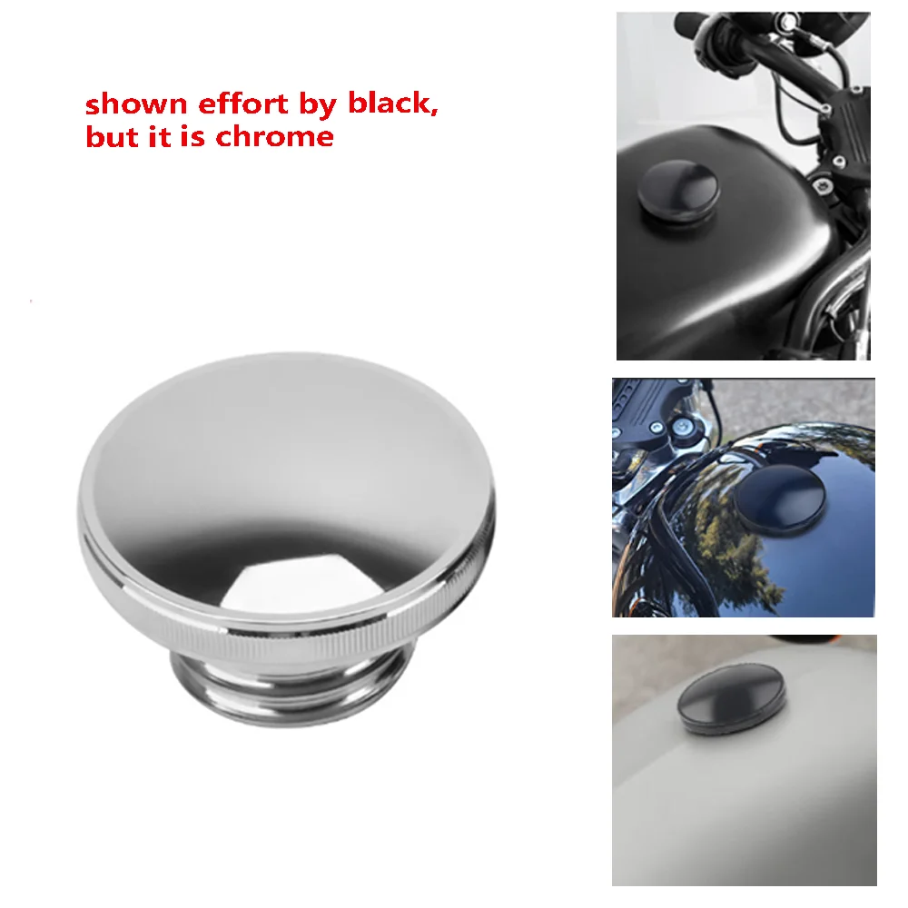 Aluminum Motorcycle Fuel Tank Cap Vented Gas Oil Cover For Harley Sportster XL883 Touring Road King Softail Fat Boy Dyna