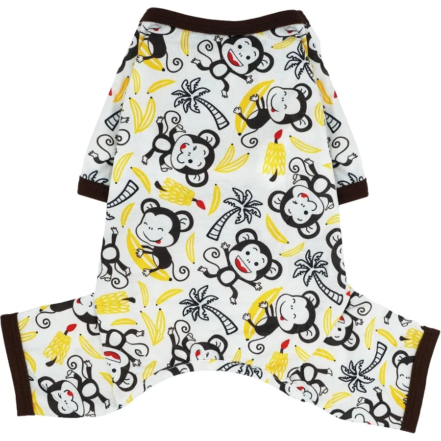 

Одежда для чихуахуа, пижамы для собак для маленьких и средних собак, летняя милая одежда для собак йорков, пижамы для мальчиков и девочек, мягкие эластичные пижамы для щенков собак