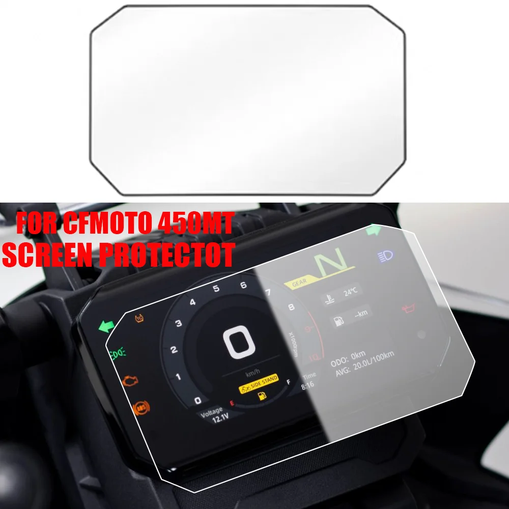 

450MT Accessories Dashboard Protection Instrument Film For CFMOTO 450MT 450 MT 450mt Scratch Cluster Screen