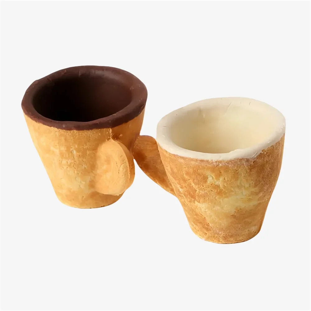Mug Biscuit Cookie Ice Cream Milk Tea Cup Waffle Maker Machine Edible Coffee Cups Making Machine