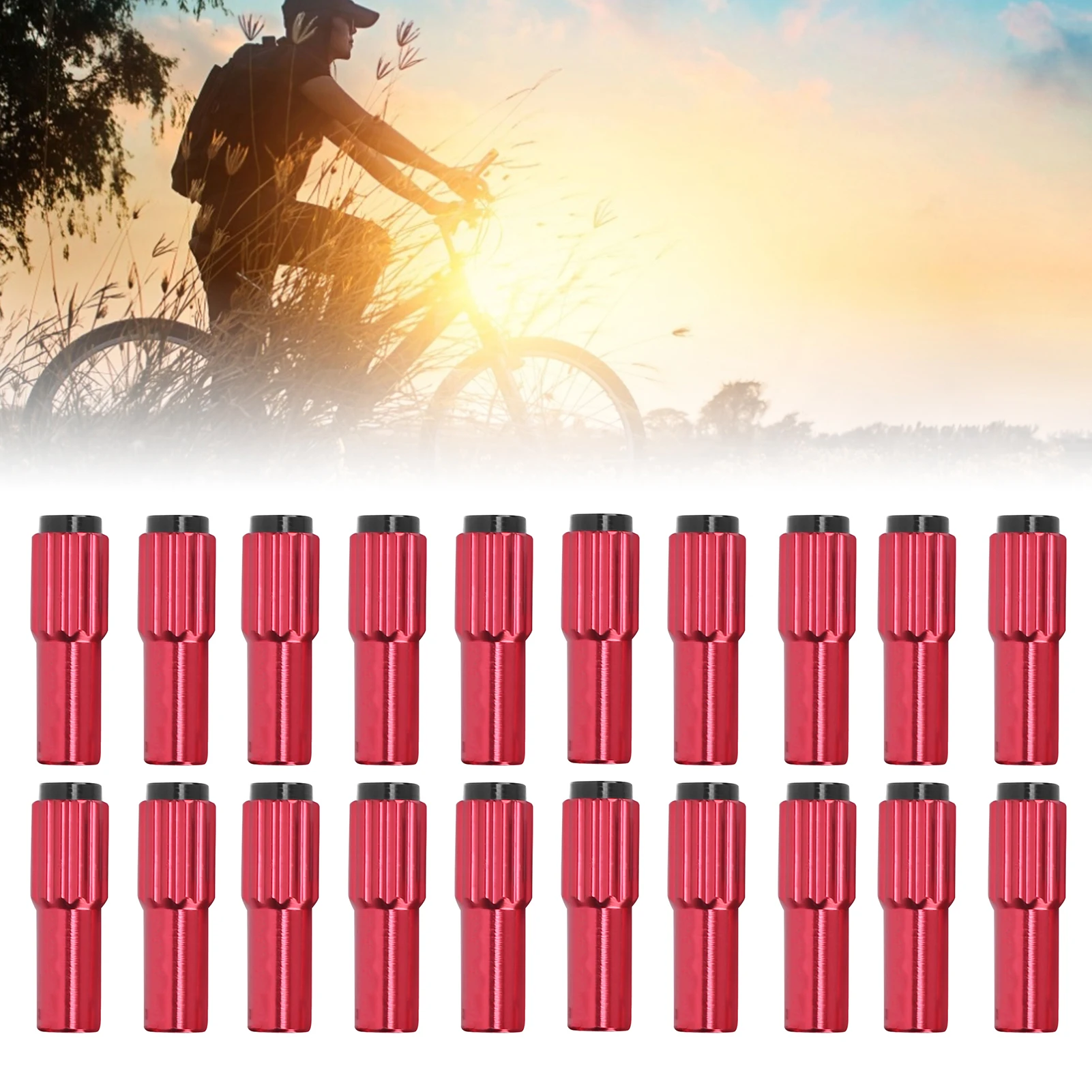 

20Pcs Bicycle Cable Screws Fine Tuning Screws Adjustment Bike Accessories For Mountain Bike Small Wheel Bike Track Field Bike