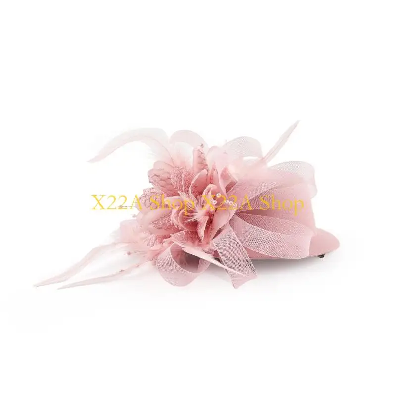 Unique Delicate Fascinator Hair Ornament Derby Top Hat Traditional Bridal Accessory