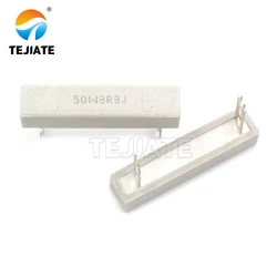50W high power cement resistor 1R/2/3/4/5/6/8/10/12/20/25/100 ohm/200 ohm