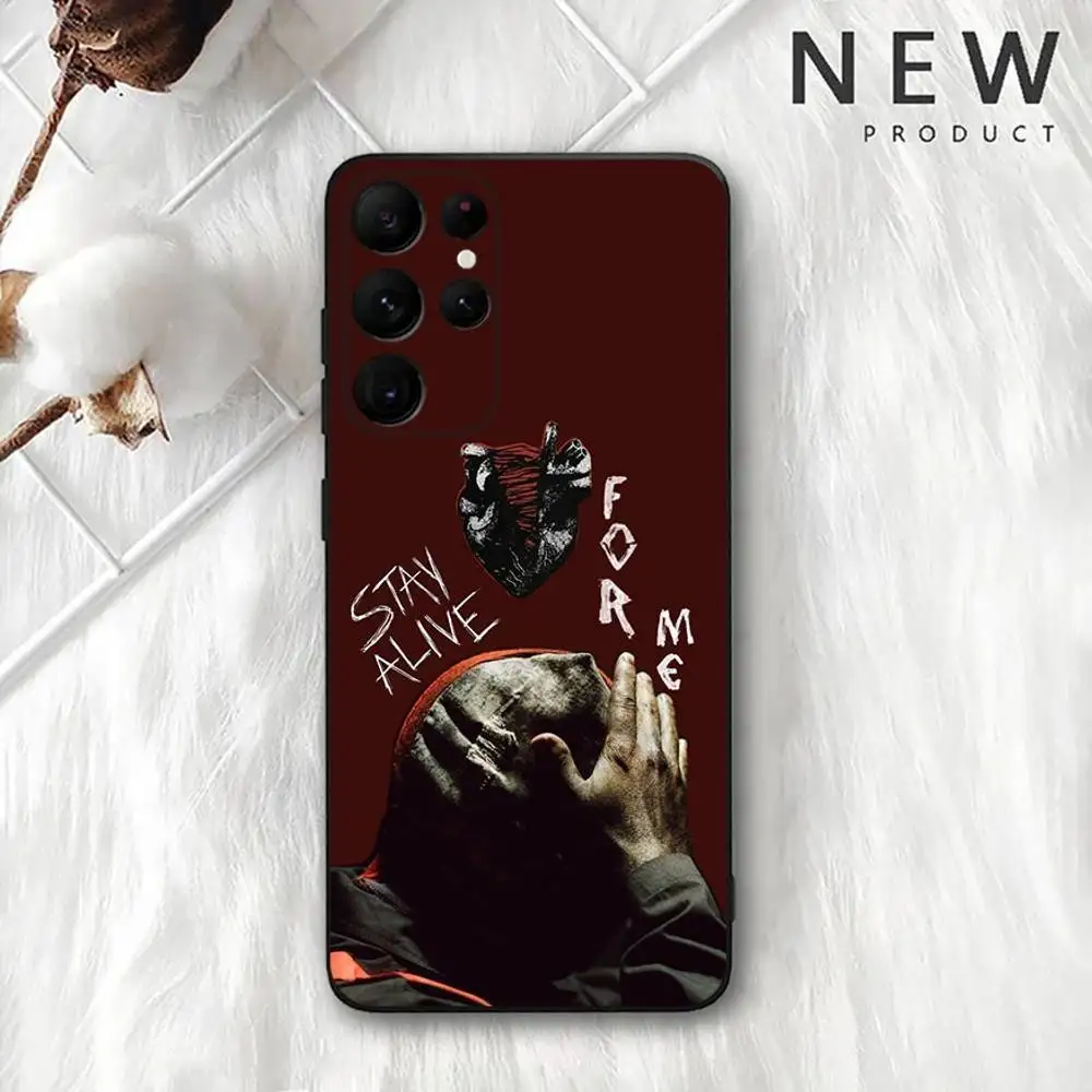 حافظة هاتف T-Twenty One Pilots لهاتف سامسونج S 25,24,23,22,30,21,10,9,Ultra,Plus,Lite,FE,4,5G حافظة ناعمة سوداء #6