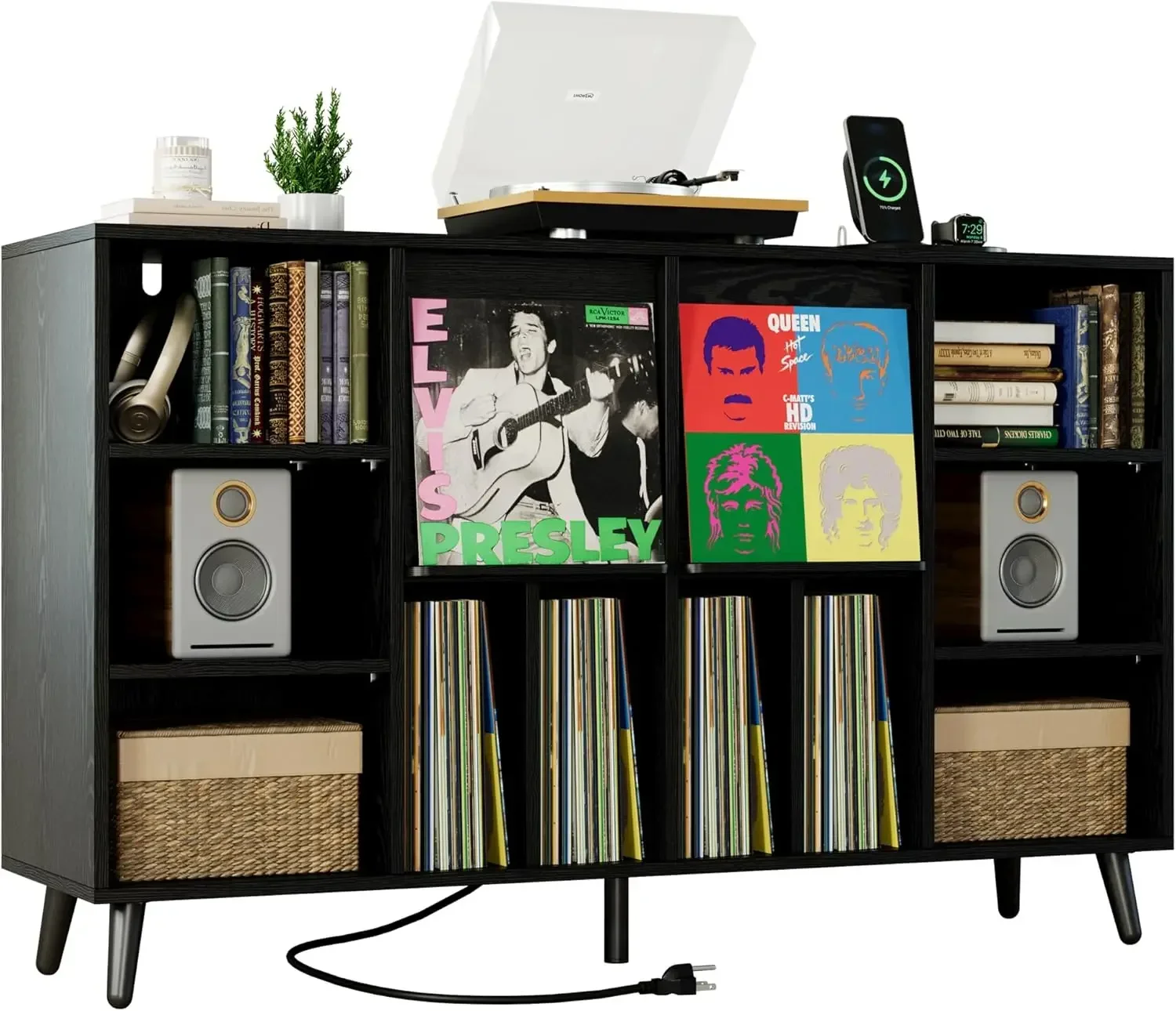 Large Record Player Stand 55