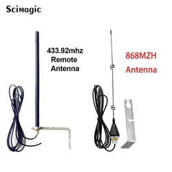 Antena Universal impermeable para exteriores, extensor de rango Ultra largo, 433mhz, 868mhz, Control remoto para puerta de garaje, 7dbi