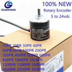 1PCS 100% NEW Rotary Encoder E6B2-CWZ6C 10 20 30 40 50 60 100 200 300 400 500 600 800 1000 1024PR 1200PR 5to24VDC E6B2 CWZ6C