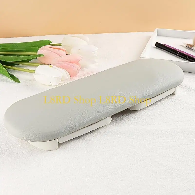 L8rd nagelarmsteun voor acrylnagel, microvezel nagel hand rustkussen met nagelkussen nagel kussen hand rust thuis salon