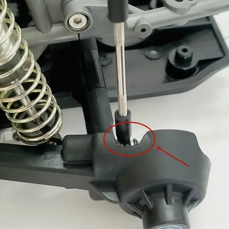 Jeu de tiges de stabilisateur arrière en aluminium pour Tamiya BB01 BBX 1/10 RC Buggy, pièces de mise à niveau de voiture