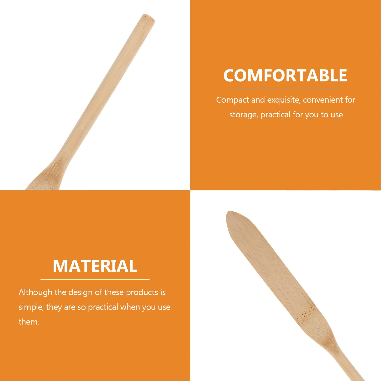 5Pcs Dumpling Stuffing Spoons Bamboo Mixing Stick Food Scoop Kitchen Restaurant Filling Tool Dumpling Stuffing Filling Spoon