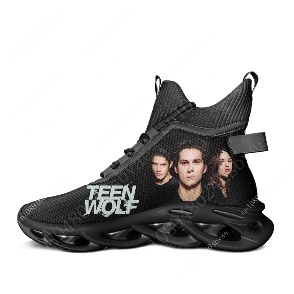 Teen Wolf Stiles Stilinski High Top Flats Sneakers Mens Womens Running Shoes High Quality Lace Up Mesh Footwear Custom Shoe