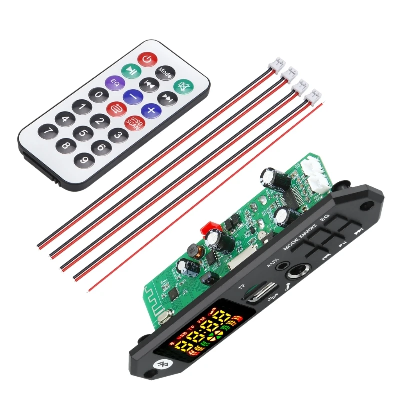 DC7-24V MP3 Board 2x40W Amplifier Bluetooth-compatible 5.0 MP3 Player