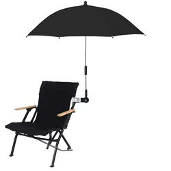 360° Adjustable Umbrella With Clamp Baby Stroller Accessories Outdoor Universal 3 Colors Sunshade To Strengthen Umbrellas