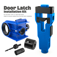 Door Lock Installation Kit, Wood Door Hole Saw Cutter & Mortise Jig Set for Solid/Hollow Core Doors, Fall Home Improvement Tools