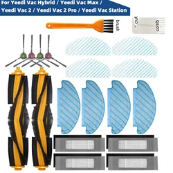 For Yeedi Vac Hybrid / Vac Max / Vac 2 / Vac 2 Pro / Vac Station Robot Vacuum Spare Parts Main Side Brush Hepa Filter Mop Rag