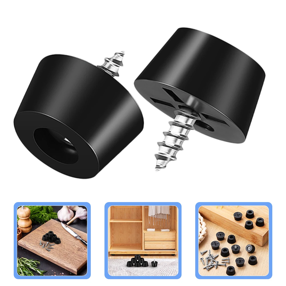 

100pcs Rubber Mount Feet niture Vibration Pads Mechanical Shock Absorber Anti S Table Leveling Feet Durable Floor