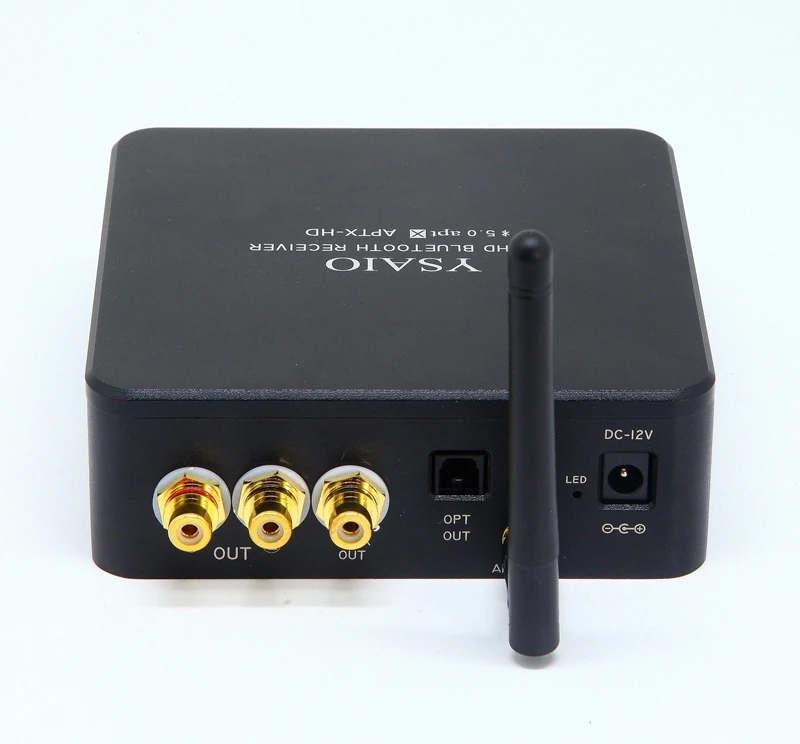 DC12V CSR8675 Bluetooth 5.0 HiFi Sốt Xe Nhạc Thu Âm Thanh Sợi Đồng Trục RCA Đầu Ra APTX-HD 48KHz 24BIT