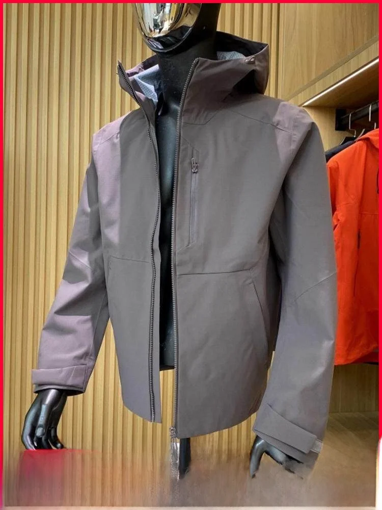 

Высококачественная мужская уличная куртка Hardell с флисовой подкладкой, водонепроницаемая, на молнии, осенняя новинка, приталенный крой, полиэстер