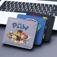 PAW Patrol Multi Functional Wallet Chase Skye Cartoon Anime Boy Purse Fashion Large Capacity Multi Slot Men Card Bag Storage Bag