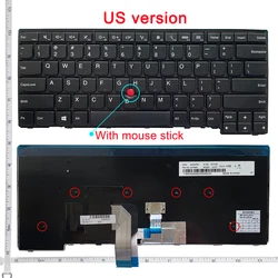 New US keyboard for Lenovo T440 T440P T440s T431 E431 L440 T431S E440 L450 L460 T450 T450S T460 E431