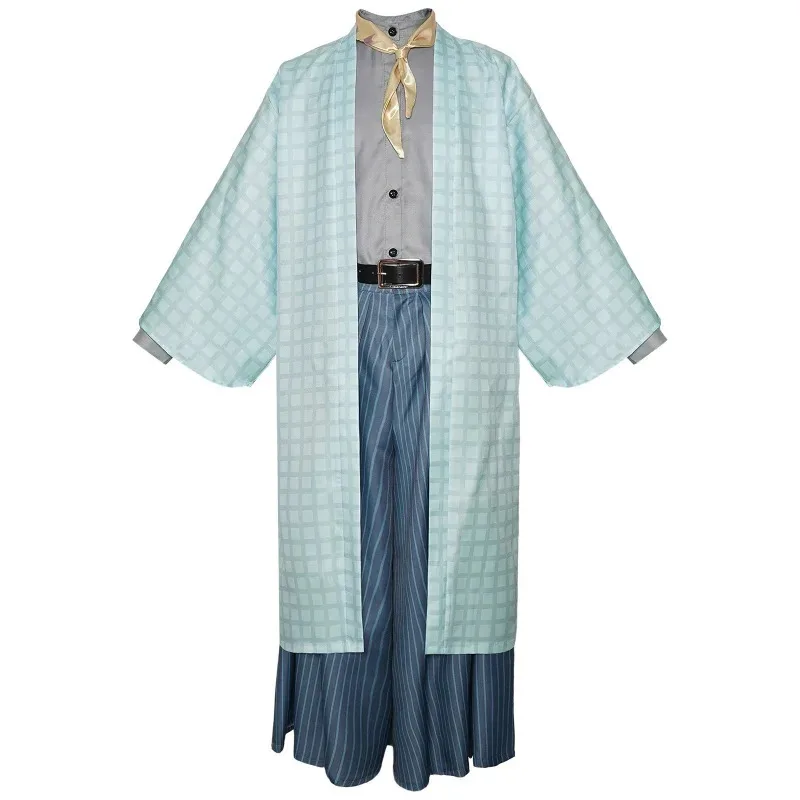 

Anime Cosplay Tokitou Muichirou Costume Kimono Uniform Wig Set Halloween Party Clothes for Men tt9]
