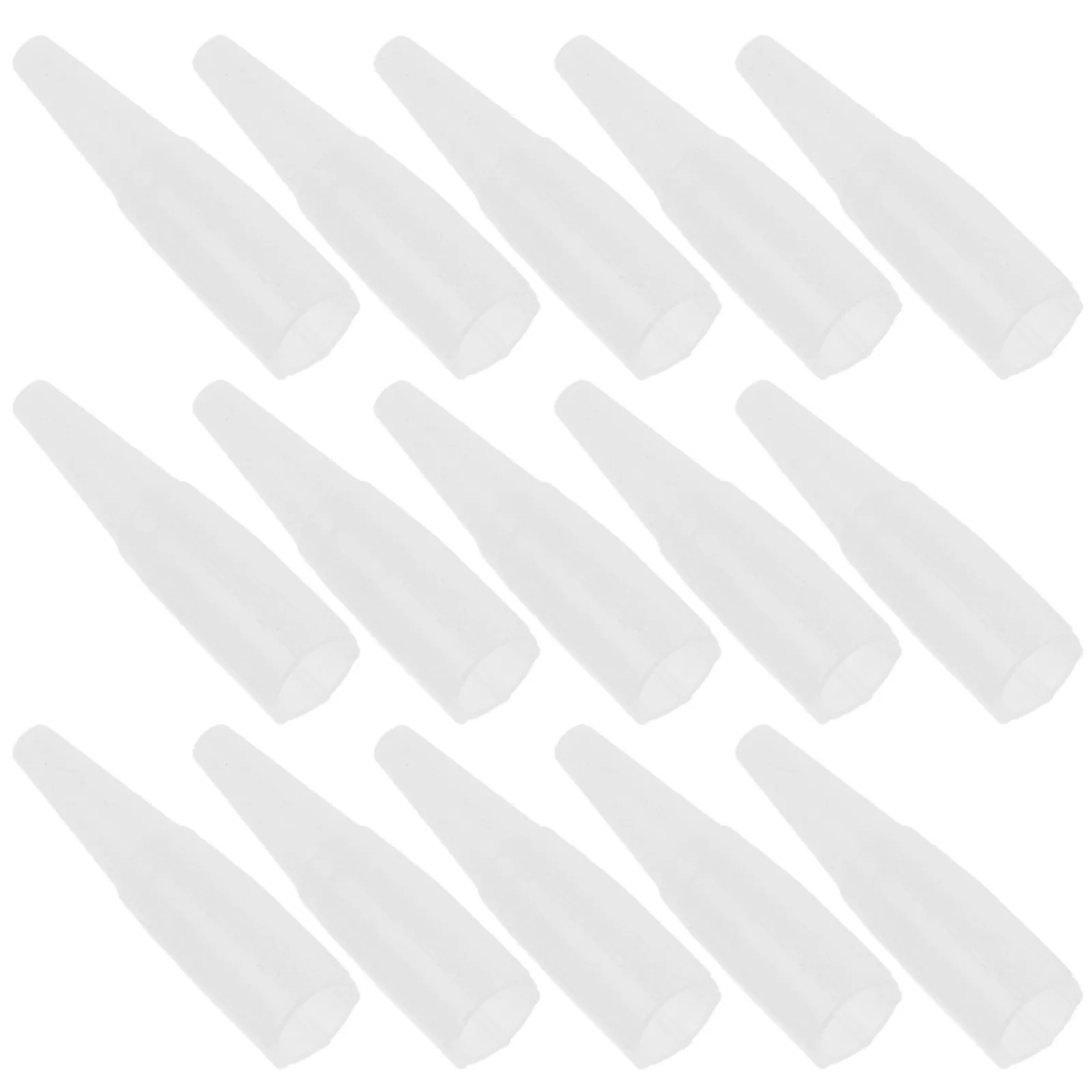 

500 шт., крышки для наконечников машинки для татуировки, прозрачные пластиковые сменные иглы для татуировки бровей, удобный материал с защитой от утечек