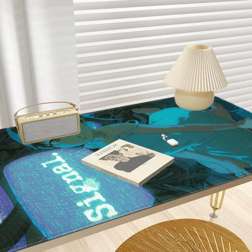 Experimentos da série lain mouse pad grande gaming mousepad impressão hd teclado almofada de mesa do computador portátil iwakura lain mouse mat