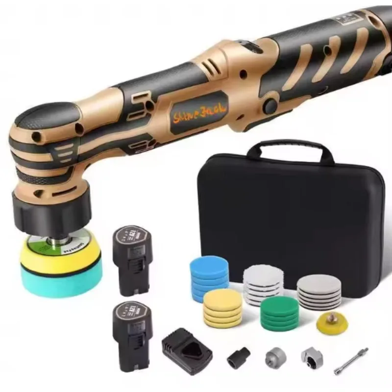 2026 New Cordless Lithium Power-Free Car Polisher Multifunctional All-in-One Polishing Waxing Machine 110V-220V 1Y Warranty