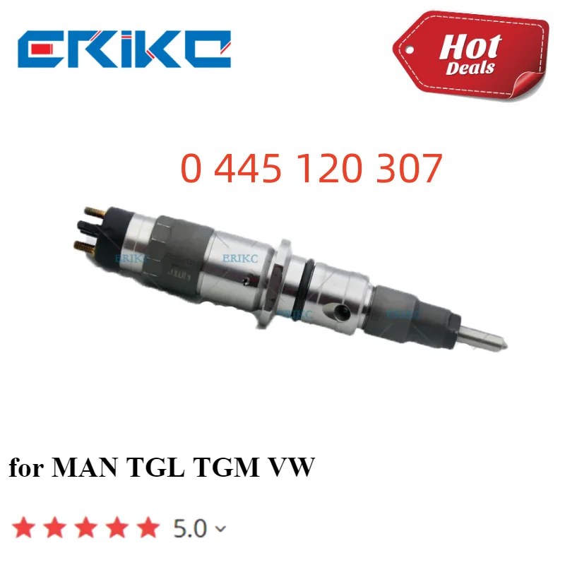 

ERIKC 0445120307 Common Rail Injector 0986435565 Diesel Pump Injection Spare Parts 0 445 120 307 for Bosch MAN TGL TGM VW