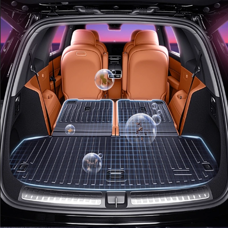 وسادة صندوق السيارة بخمسة مقاعد بستة مقاعد لـ Leapmotor C16 2024-2026 ملحقات حماية شاملة مضادة للأوساخ من مادة TPE #3