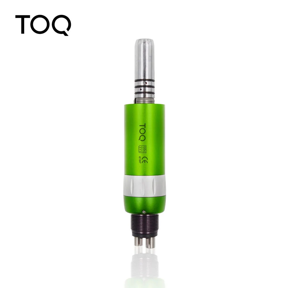 Low Speed Handpiece Kit Air Turbine Straight Contra Angle Air Motor Inner Water Spray 2/4Holes Turbine Handpiece colorful