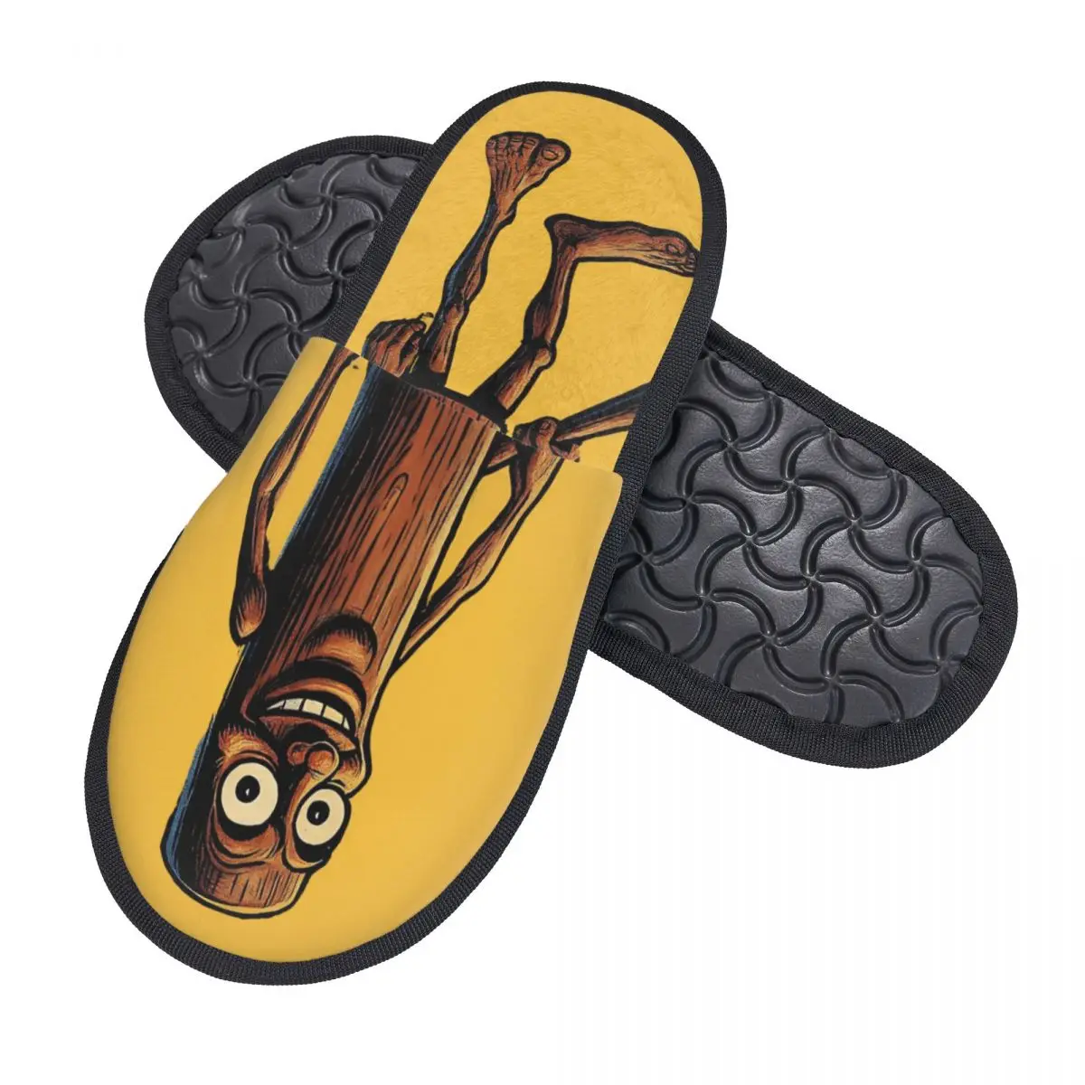 Custom Italian Brainrot Guest Slippers for Spa Women Animals Cartoon House Slipper