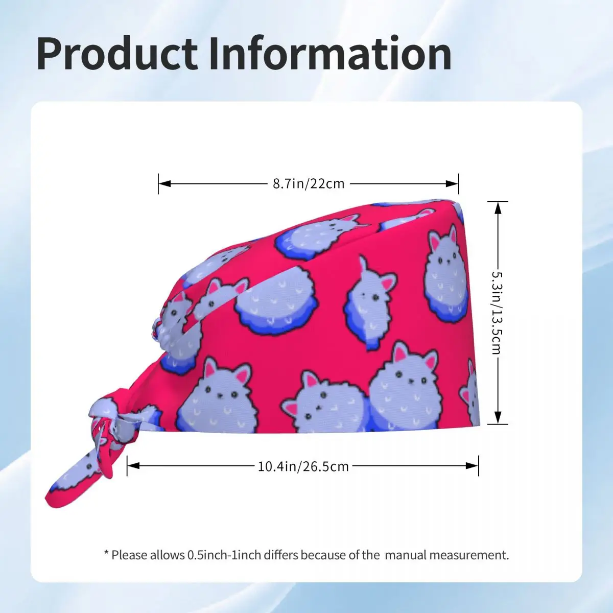 調節可能な外科用マウスハット,看護用キャップ,作業用キャップ,ペットショップ,美容院,新品
