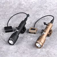 WADSN Metal M600C Modbutton Switch Flashlight Set Scout Light Tactical For Pictinny 20mm Rail Hunting Wenpon Light Airsoft
