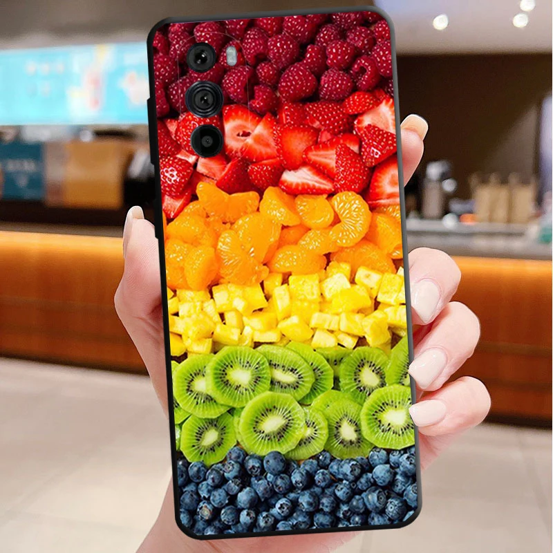 

Case For Motorola Edge 50 40 Pro 60 50 40 30 Ultra Neo Fusion G85 G72 G53 G54 G84 G13 G32 Fruit watermelon avocado Pineapple