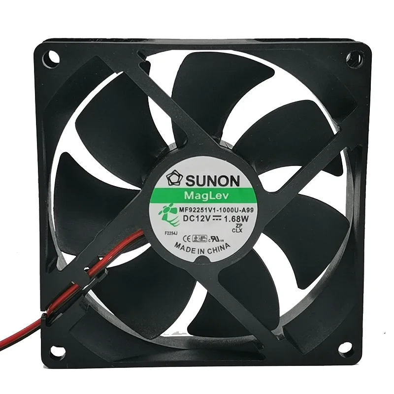 

+New 9cm for Sunon MF92251V1-1000U-A99 9025 12V 1.68W silent cooling fan2-pack