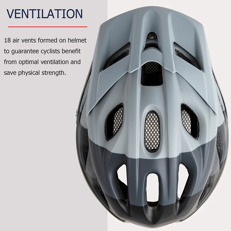 Mtb Cycling Helmet Mountain Bike Helmet For Men Women EPS Foma And PC Shell Bicycle Equipment Sport Safety Cap Size M 54-60cm