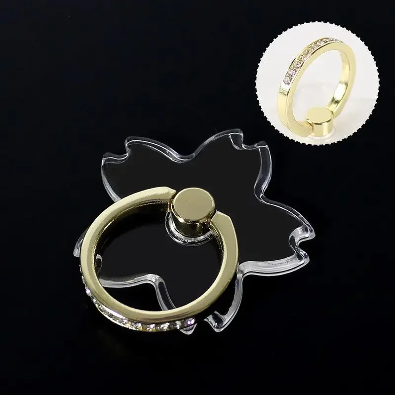 Transparenter Luxus-Schmetterlings-Fingerring-Handyhalter für iPhone 15, Smartphone-Aufkleber, Ständer, Zubehör, faltbare Unterstützung – Detail 29