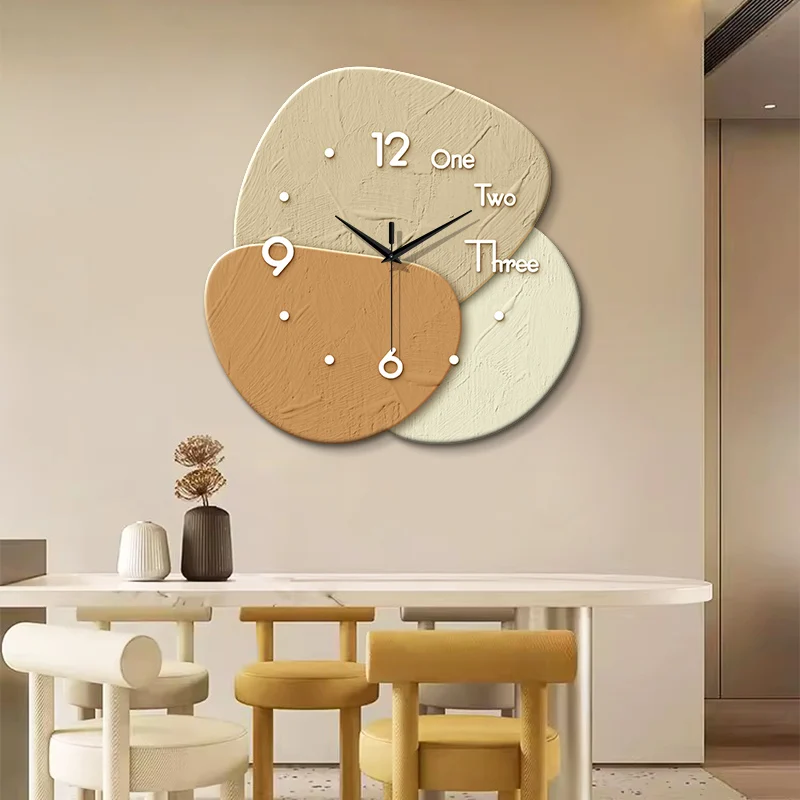 Large Size Abstract Geometric Artwork Wall Clock, Luxurious Quartz Clock for Home Decor,living Room,bed Room,dinning Room Decor