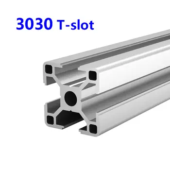 Perfil de aluminio con ranura en T (UE, 2020, 2040, 2060, 3030, 3060, 4040, 2080, 20100), 100, 200, 500 y 800 mm, extrusión de riel lineal, piezas de impresora 3D CNC 6 best sales Perfil de aluminio 4040 - №1