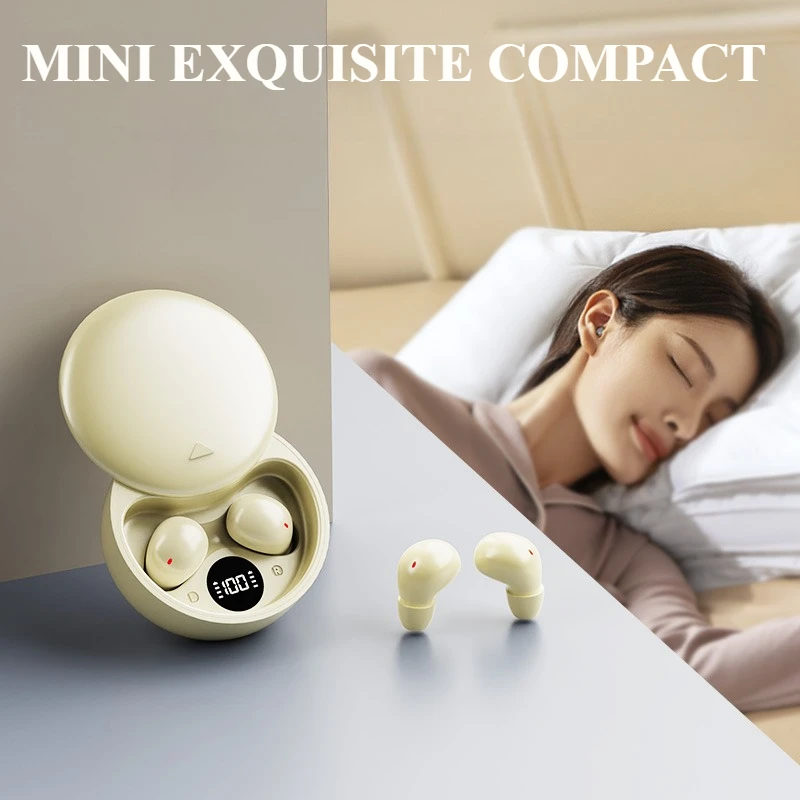 

New Mini Y18/19 Small Mini Invisible Wireless Bluetooth Earphones in Ear Sleep Earbuds Noise Reduction Sport Game Call Headphone