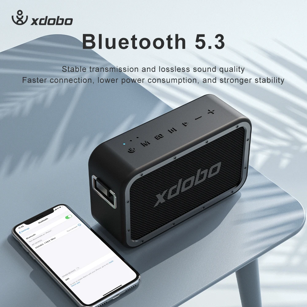 XDOBO 1983 Max Portable BT 5.3 Speaker Built-in 10000mAh Powerbank IPX5 Waterproof Built-in Mic For Computer Mobile Phone - view 4