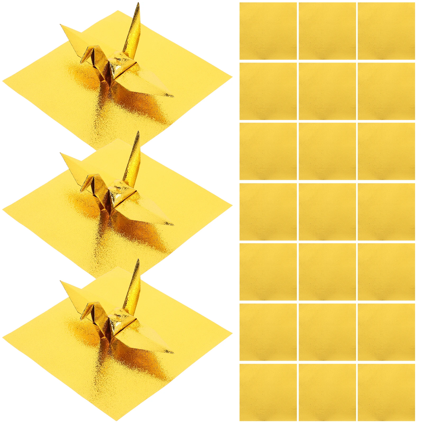 

Golden Origami 50 Sheets Decorative Folding Paper Square Folding Craft Supplies Kids Activities Decorations Handmade Gifts
