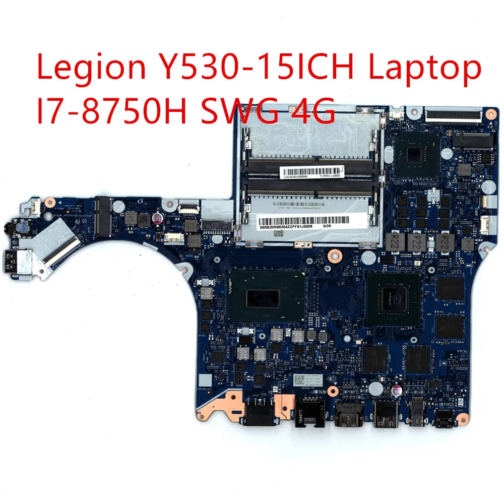 

Motherboard For Lenovo Legion Y530-15ICH Laptop Mainboard I7-8750H GTX1050Ti 4G 5B20R66254