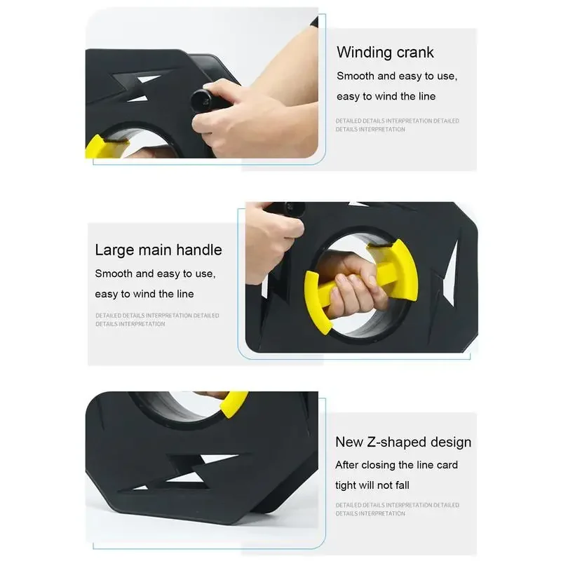 Closing Line Winding Disk Plastic Wound Disk Rolling Line Dish Cable Collection Line Storage Artifact Wire Disk Air Disk Wire