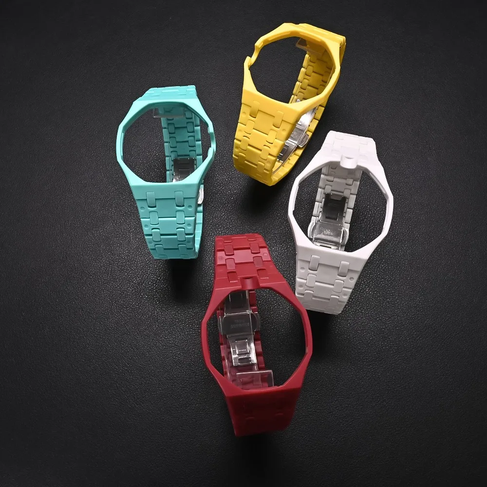 Luxury Ceramic Watch Upgrade Kit for Swatch X AP Royal POP Case Strap Swap Accessories for Watchmakers