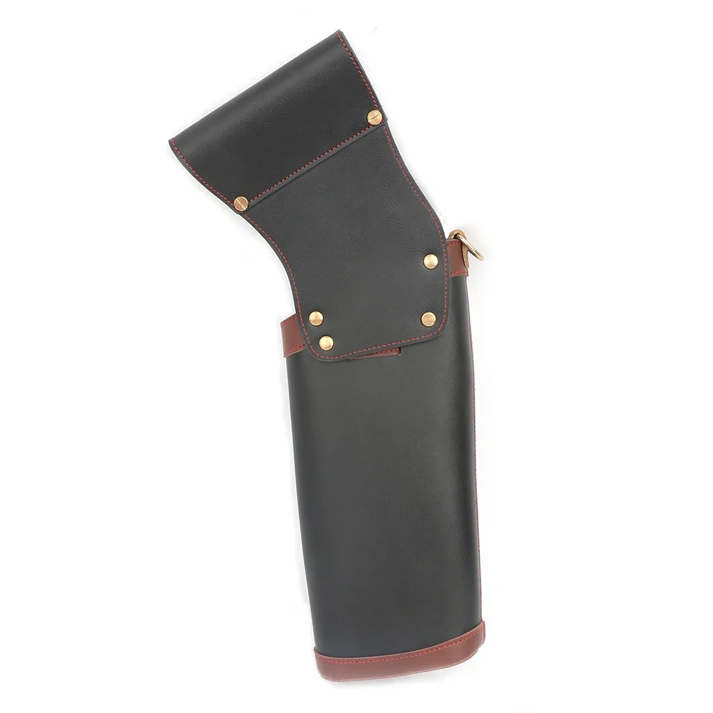 Bolsa de flechas para arco en cuero bovino, arquero diestro y portátil - imagen 4